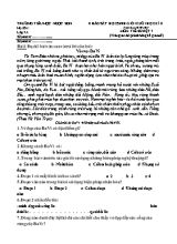 Đề khảo sát học sinh giỏi cuối học kì II môn Tiếng việt, Toán lớp 3 - Năm học 2010-2011